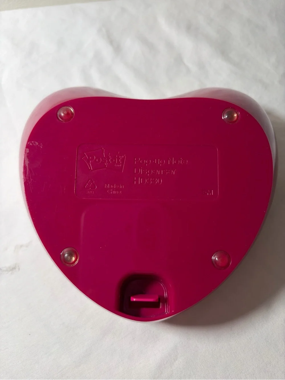 Post-it Heart-Shaped Pink Note Dispenser